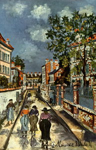 Maurice Utrillo - street