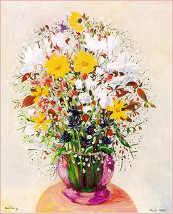 Moise Kisling - Bouquet de Fleurs
