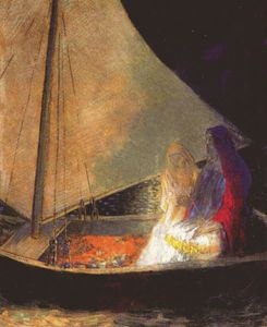 Odilon Redon - the boat