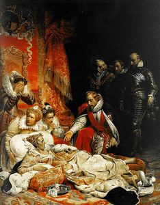 Paul Delaroche (Hippolyte Delaroche) - death of elizabeth