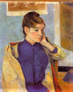 Paul Gauguin - Portrait of Madeline Bernard (the sister of the artist)