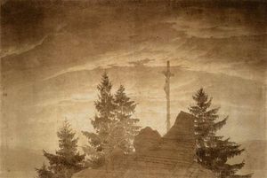 Caspar David Friedrich - cross in the mountains