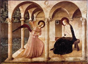 Fra Angelico - corridors - The Annunciation