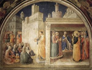 Fra Angelico - N,wall - Lunette of the north wall