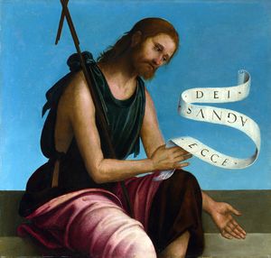 Lorenzo Costa (The Elder) - Saint John the Baptist
