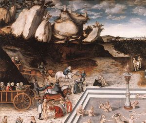 Lucas Cranach The Elder - Fountain of Youth (detail)