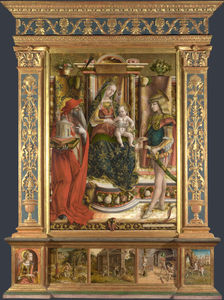 Carlo Crivelli - Altarpiece from S. Francesco dei Zoccolanti, Matelica