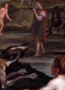 Domenichino (Domenico Zampieri) - Diana and her Nymphs (detail)2