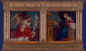 Gaudenzio Ferrari - Panels from an Altarpiece - The Annunciation