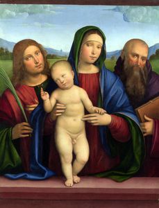 Francesco Francia (Francesco Raibolini) - The Virgin and Child with Two Saints