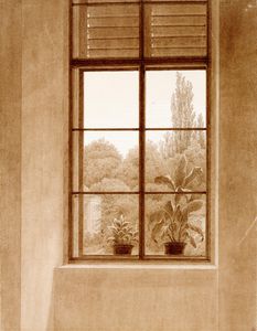 Caspar David Friedrich - Window Looking over the Park