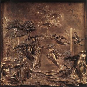 Lorenzo Ghiberti - Eastern Door - The Creation of Adam and Eve