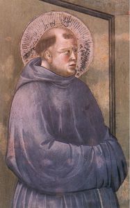 Giotto Di Bondone - Apparition at Arles (detail)