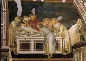 Pietro Lorenzetti - Assisi arch Entombment