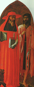Masolino Da Panicale - St. Jerome and St. John the Baptist