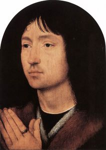 Hans Memling - late - Portrait of a Young Man at Prayer