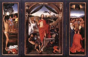 Hans Memling - late - Triptych of the Resurrection