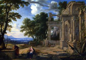 Pierre Antoine Patel - Landscape with the Rest on the Flight into Egypt