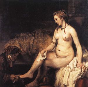 Rembrandt Van Rijn - Bathsheba at Her Bath