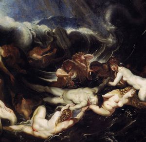 Peter Paul Rubens - Hero and Leander (detail)