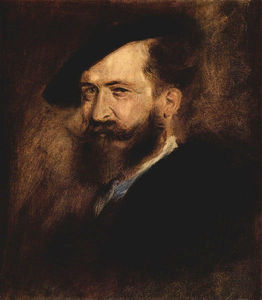 Franz Seraph Von Lenbach - Portrait of Wilhelm Busch