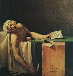 Jacques Louis David - The Death of Marat