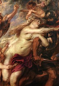 Peter Paul Rubens - The Consequences of War detail