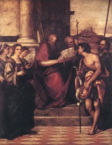 Sebastiano Del Piombo - San Giovanni Crisostomo and Saints
