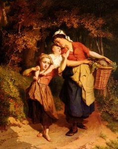 Theodore Gerard - Returning from the market