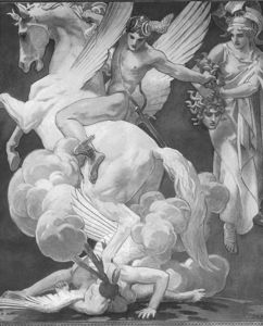 John Singer Sargent - Perseus on Pegasus Slaying Medusa