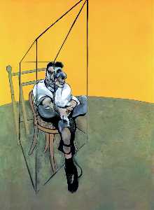 Francis Bacon - Three Studies of Lucian Freud, left