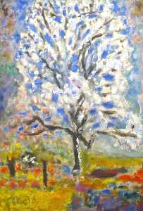 Pierre Bonnard - Almond Tree in Blossom