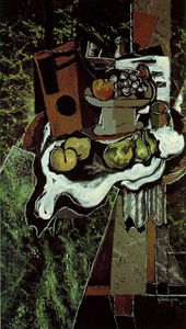 Georges Braque - Fruit on a Tablecloth with a Fruitdish, Paris P