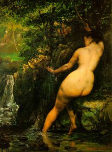 Gustave Courbet - The source, Musee d-Orsay, Paris