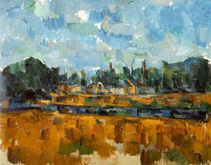 Paul Cezanne - Bords d-une rivière,1904-05, private,schweiz. ventur