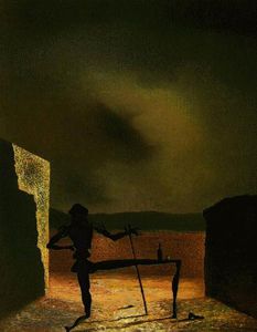 Salvador Dali - Dalí the ghost of vermeer of delft,1934,