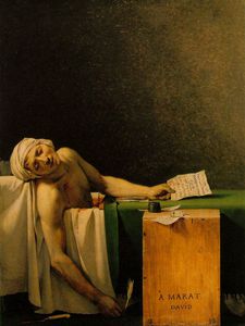 Jacques Louis David - Death of Marat, Musees Royaux des Beaux-Ar