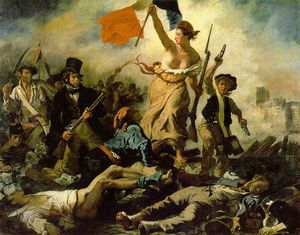 Eugène Delacroix - Liberty Leading the People, Louv
