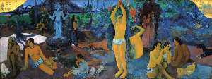  Museum Art Reproductions Where do we come from what are we where are we going by Paul Gauguin (1848-1903, France) | WahooArt.com