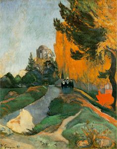 Paul Gauguin - Les Alyscamps, Arles, Musée d-Orasy,