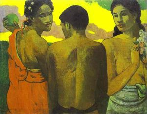 Paul Gauguin - Tre tahitiani