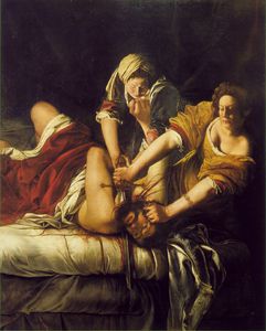 Artemisia Gentileschi - A. judith beheading holofernes, - (199x162.5) - (buy paintings reproductions)