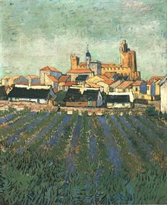 Vincent Van Gogh - Vue de Saintes-Maries