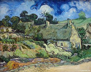 Vincent Van Gogh - Chaumes de Cordeville a Auvers-sur-Oise