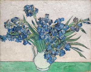 Vincent Van Gogh - Iris dans un vase