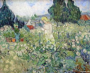 Vincent Van Gogh - Mademoiselle Gachet au jardin