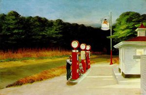 Edward Hopper - Gas, Moma, NY