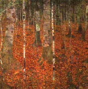 Gustave Klimt - Birkenwald