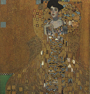 Gustave Klimt - Adele Bloch-Bauer I, oil on canvas,