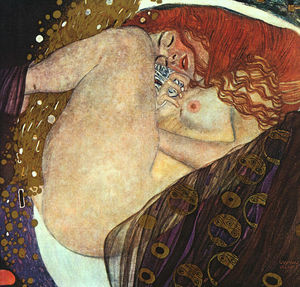 Gustave Klimt - Danae, oil on canvas, private colle